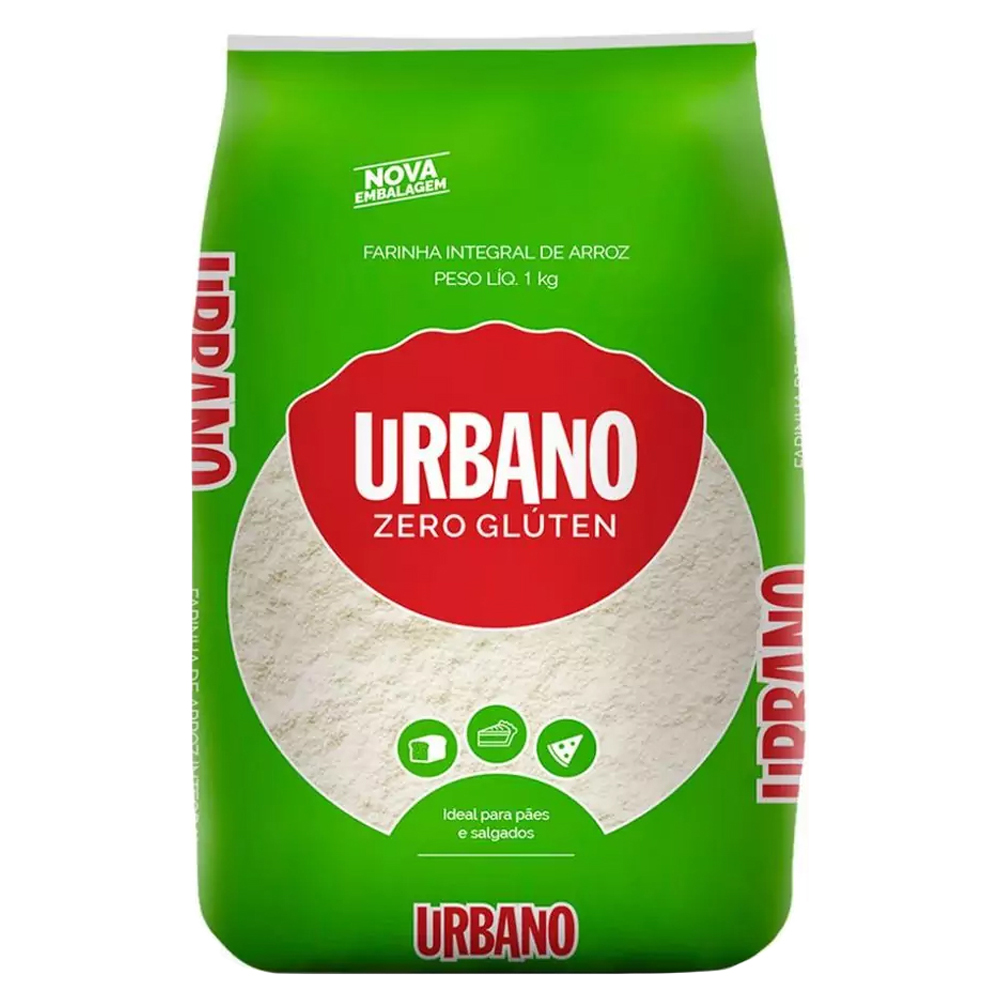 FARINHA DE ARROZ INTEGRAL URBANO PACOTE 1KG