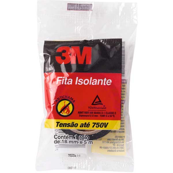 FITA ISOLANTE SCOTCH 3M 18MMX5MT
