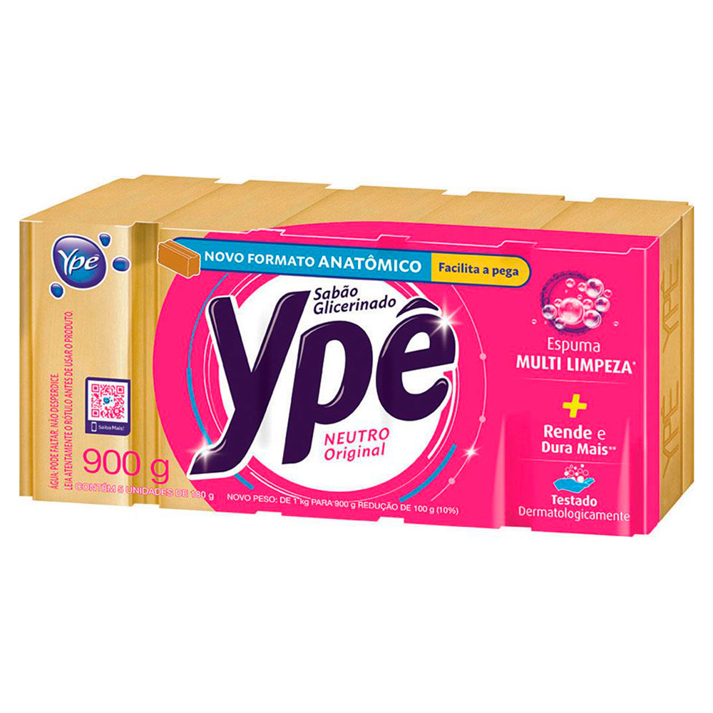 SABAO EM BARRA YPE NEUTRO PE 5X160G