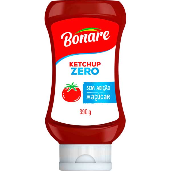 CATCHUP BONARE ZERO PET 390GR