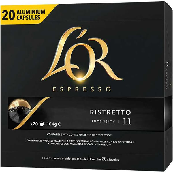 CAFÉ EM CÁPSULA LOR RISTRETTO INTENSO ESPRESSO 20 UN