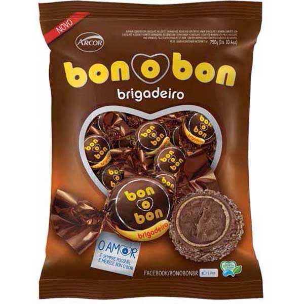 BOMBOM BONOBON BRIGADEIRO 750GR