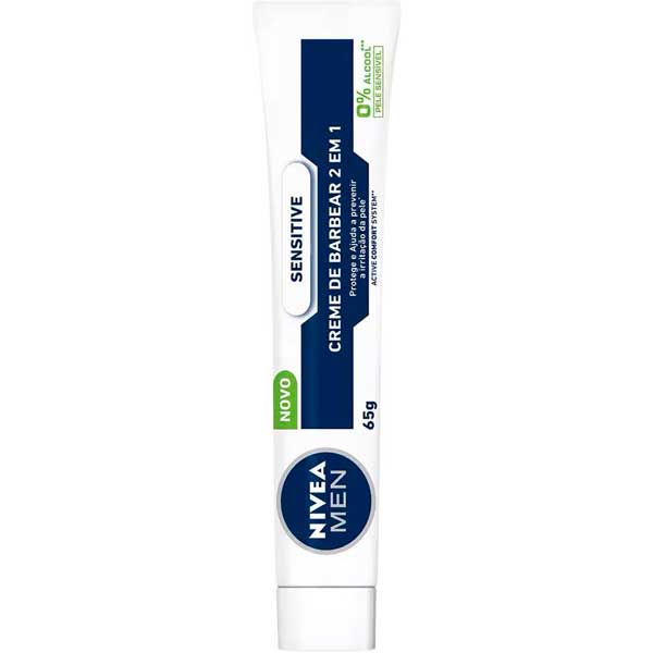 CREME BARBEAR NIVEA SENSITVE 65G