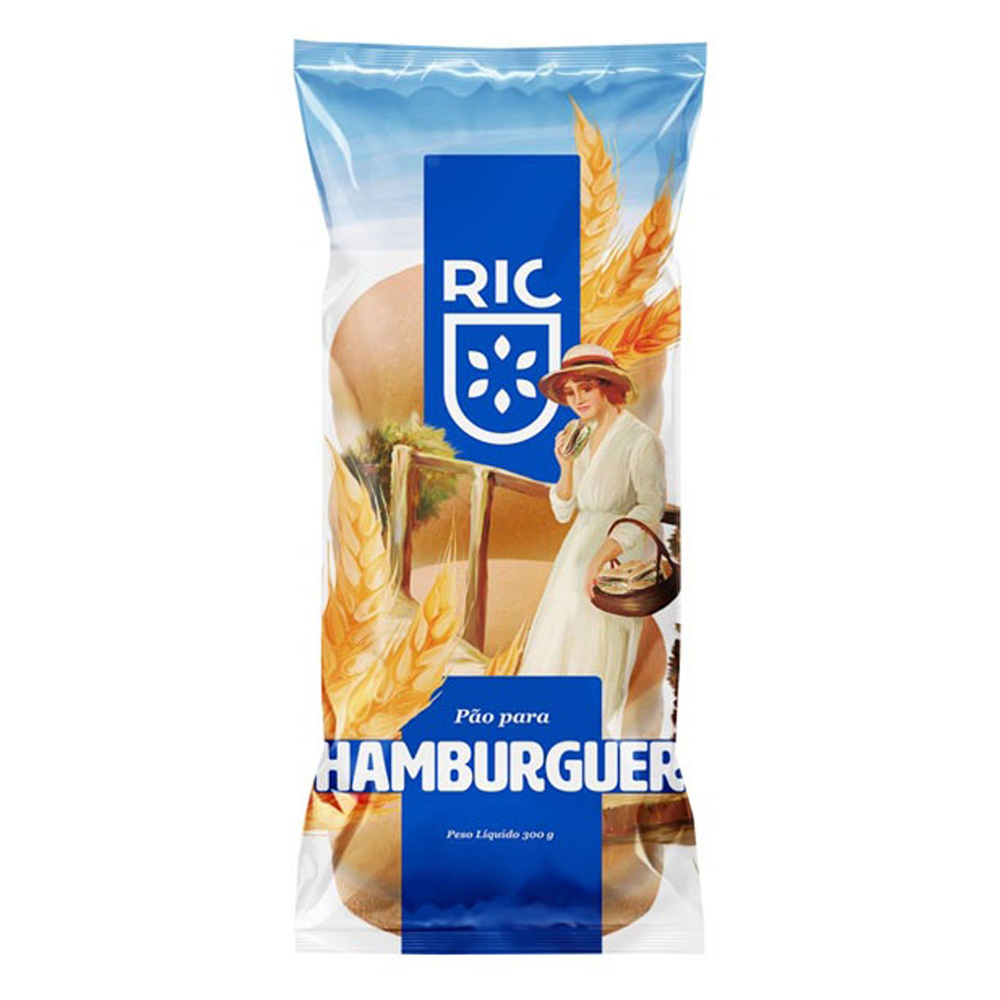 PAO HAMBURGUER RIC 300G