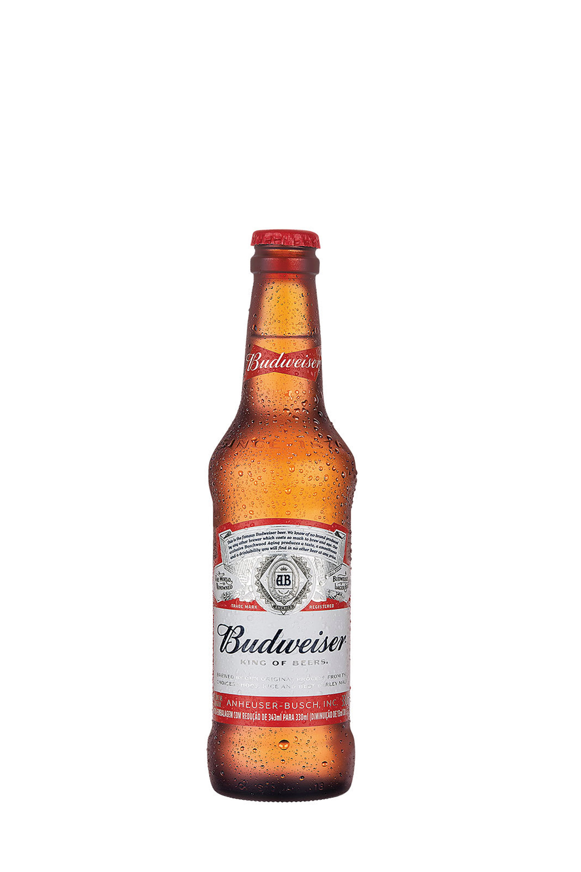 CERVEJA LAGER BUDWEISER GARRAFA 330ML