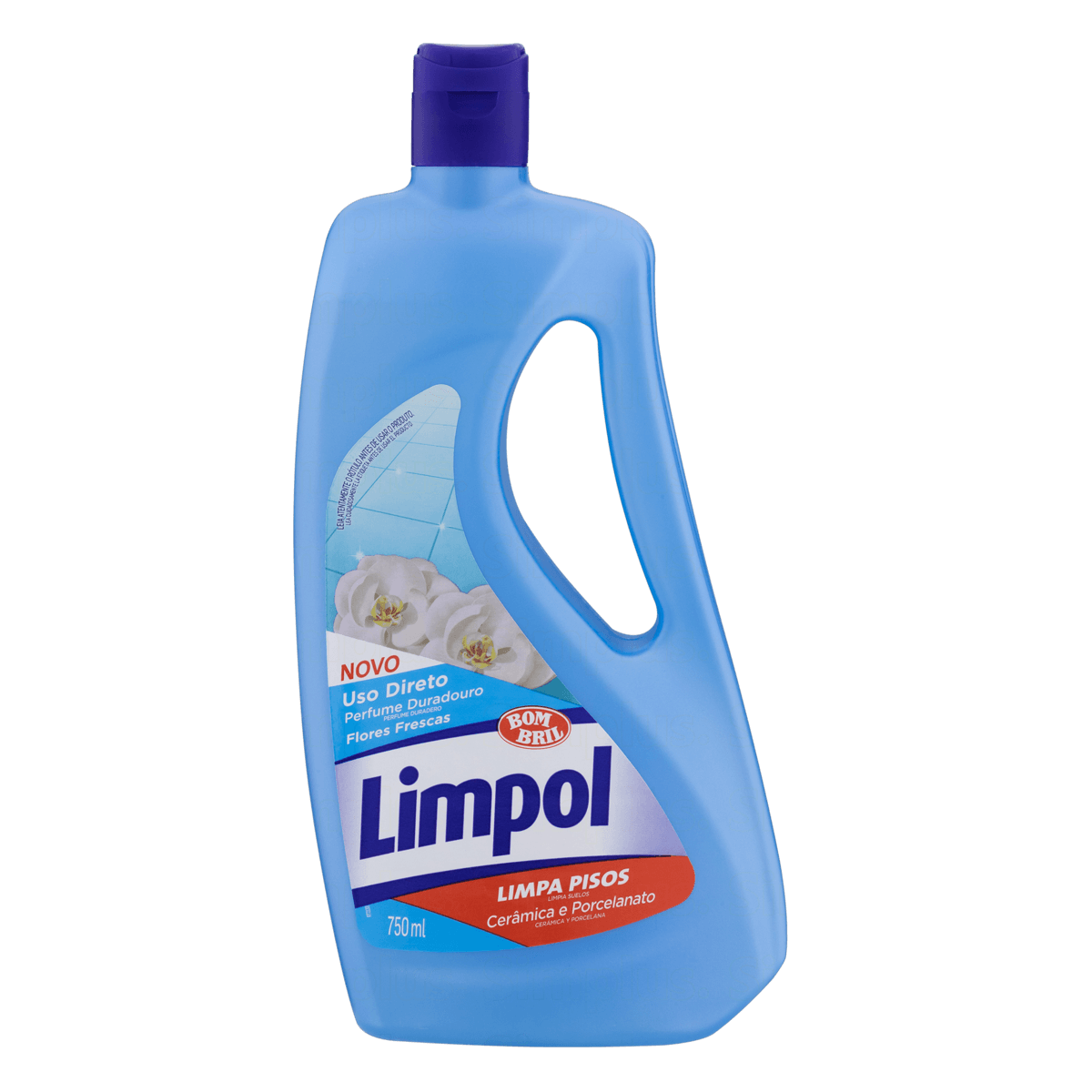 LIMPADOR PARA PISOS PORCELANATO E CERÂMICA FLORES FRESCAS LIMPOL SQUEEZE 750ML