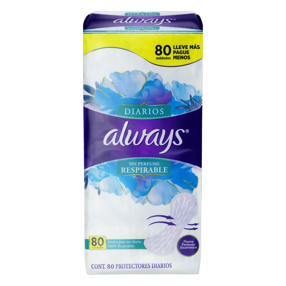 ABS PROT DIARIO ALWAYS 80UN PROM RASPIR