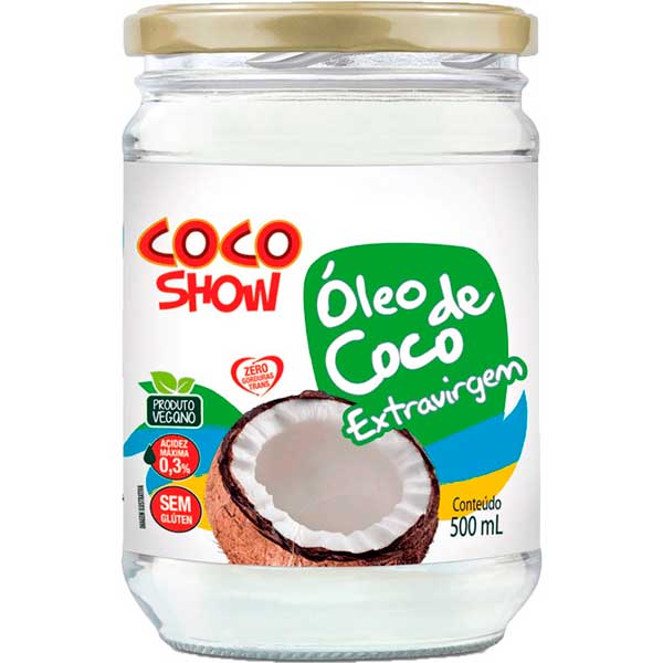 OLEO DE COCO EXTRA VIRG SHOW 500ML 