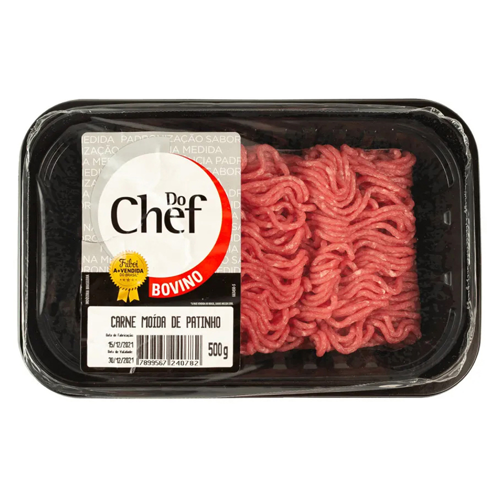 CARNE MOIDA DO CHEF RESF PATINHO 500GR