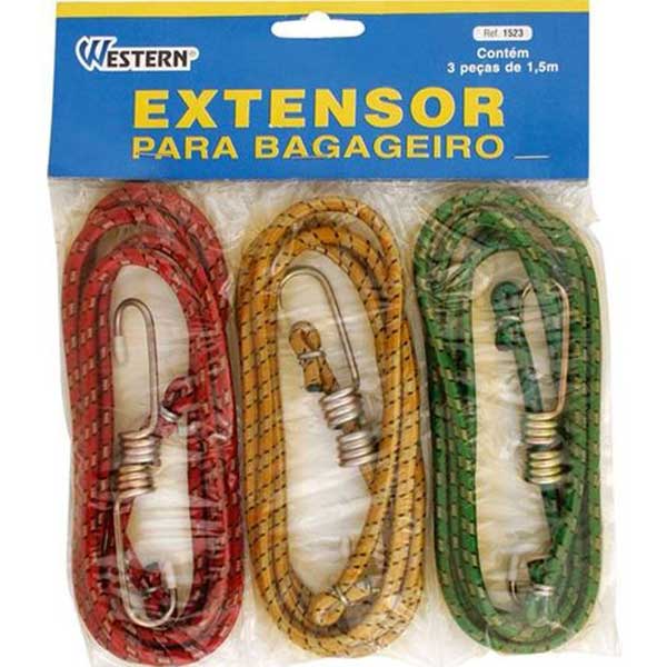 EXTENSOR P/BAGAGEIRO WESTERN 1,5M 3PCS