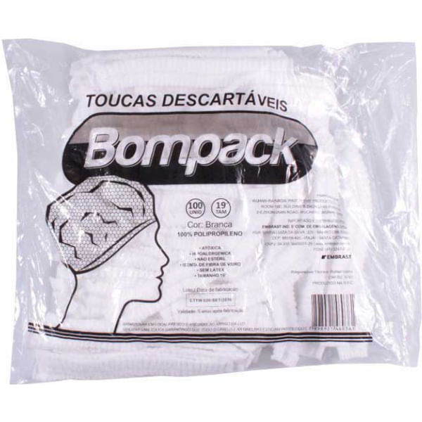TOUCA BOMPACK SANFONADA BCA 45X50 100UN