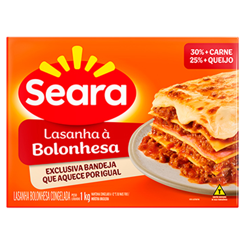 LASANHA SEARA A BOLONHESA 1KG