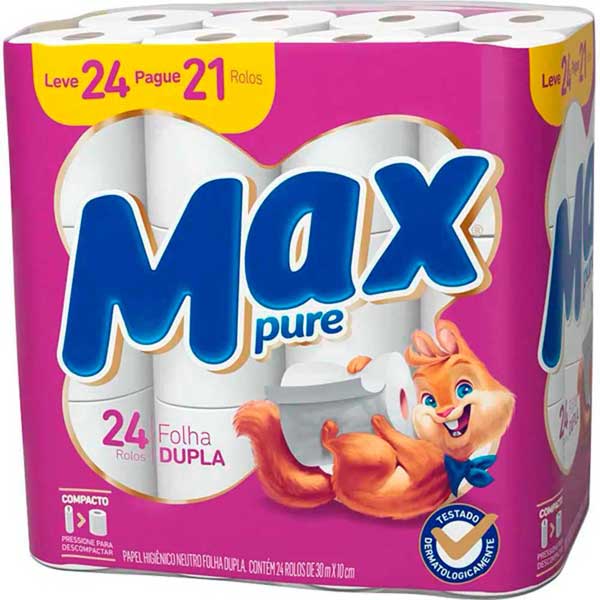 PAPEL HIG FD MAX PURE NEUTRO 30M L24P21