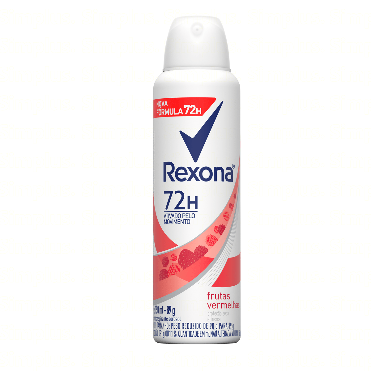 DESOD REXONA 150ML AER FRUTAS VERMELHAS