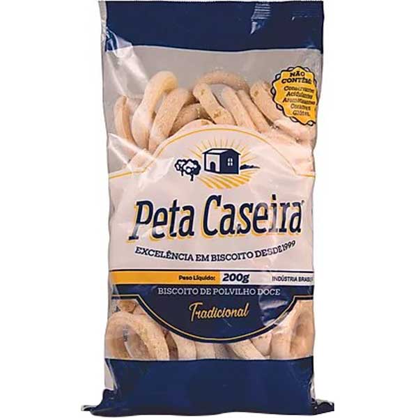 BISCOITO PETA CASEIRA 200G TRADICIONAL