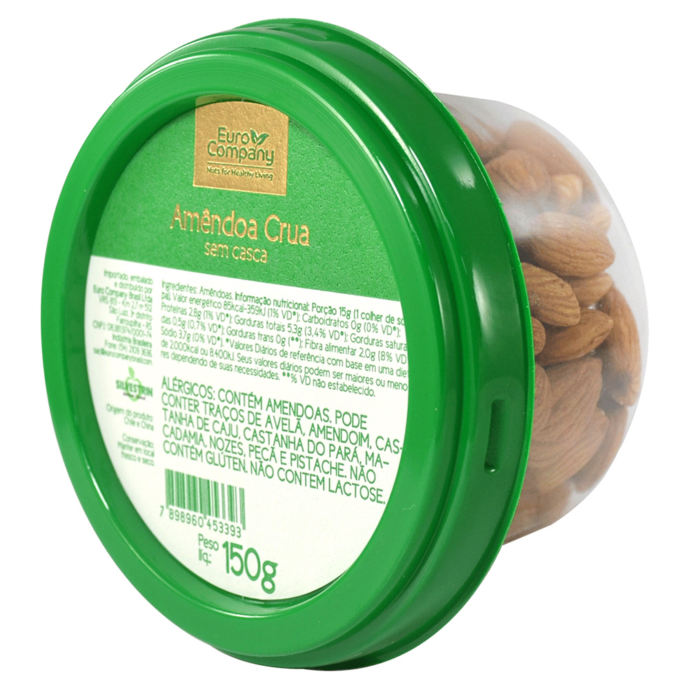 AMENDOA INTEIRA EURO COMPANY 150G