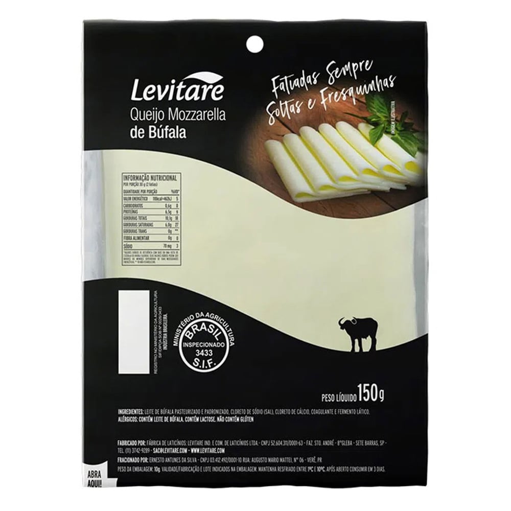 QUEIJO MUSS BUFALA FAT LEVITARE150G