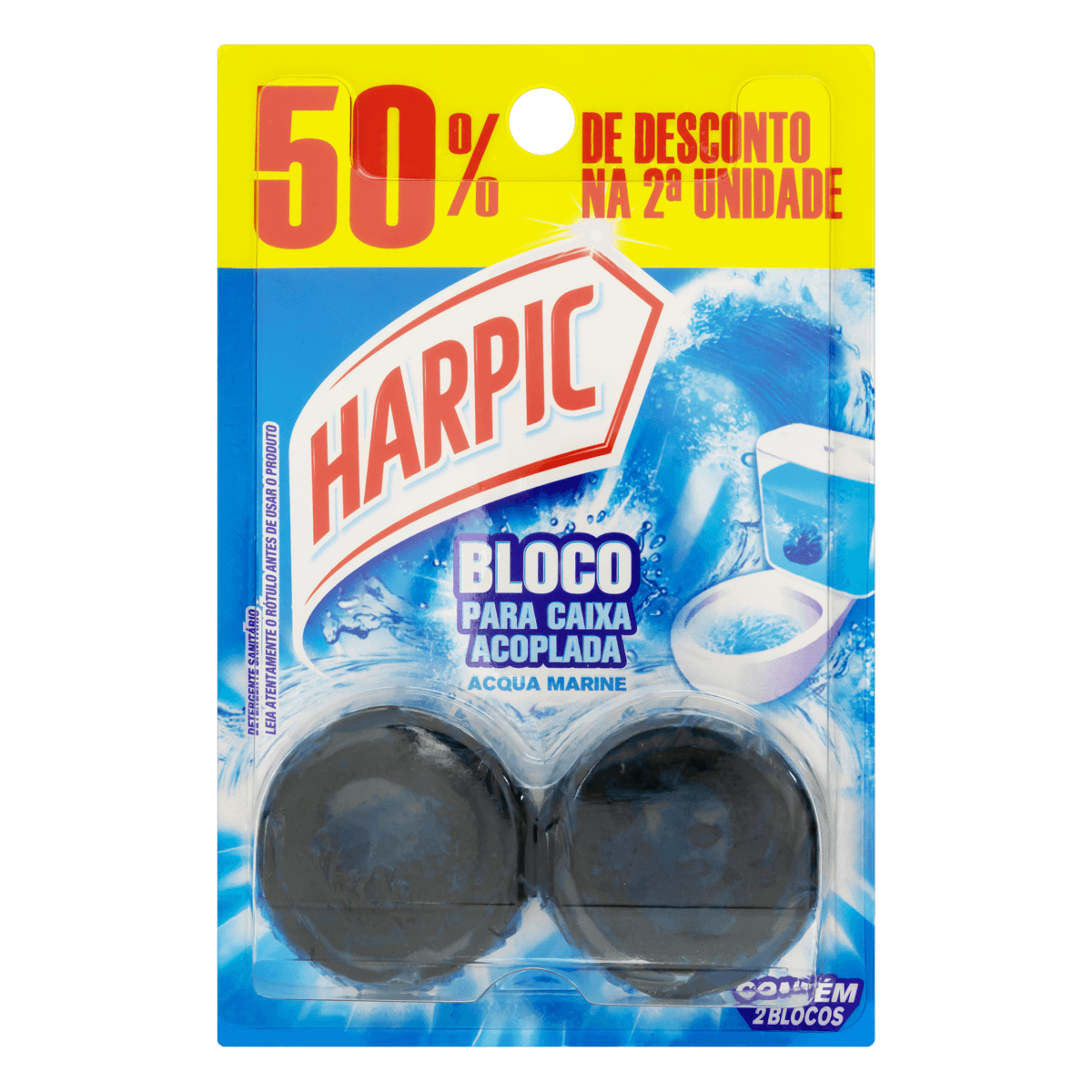 BLOCO SANIT HARPIC ACOPLADA 2UN PROM MAR