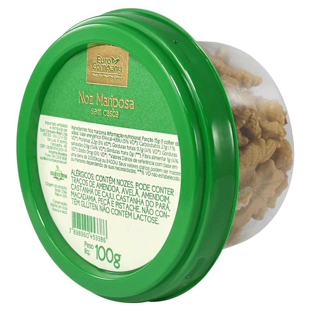 NOZES MARIPOSA EURO COMPANY 100G