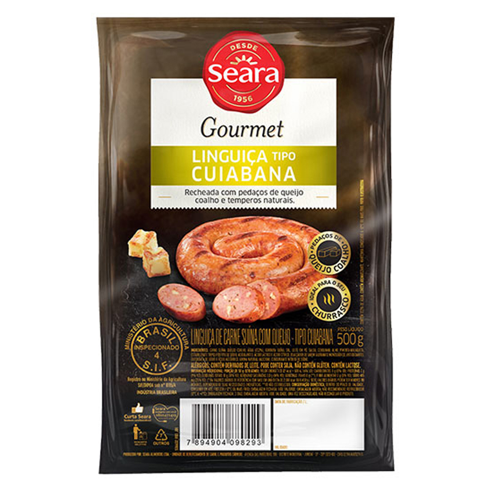 LING GOURMET CUIABANA SEARA 500GR
