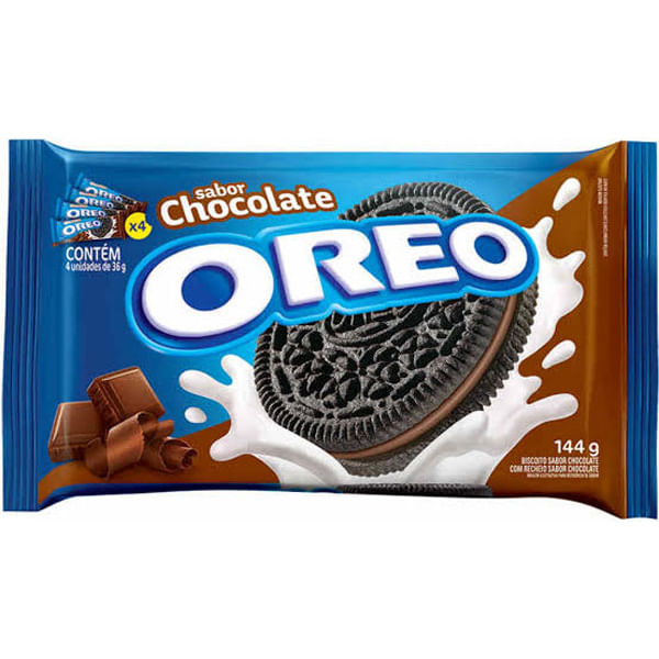 BISC OREO RECH 4X36G CHOCOLATE