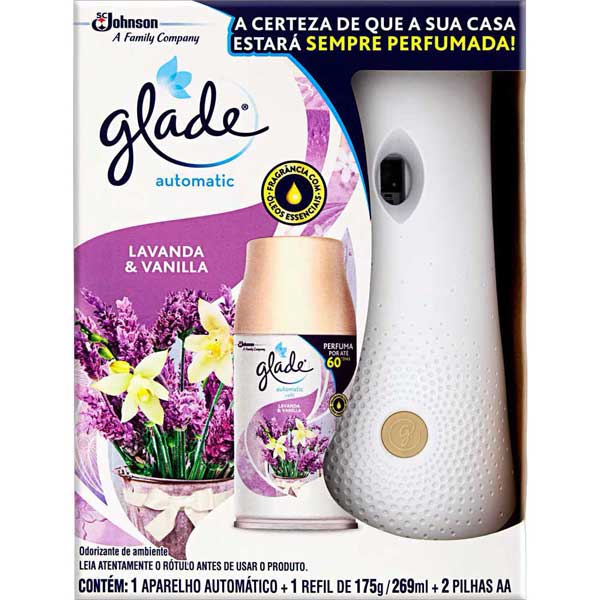 GLADE AUTOMATIC 3X1 LAV/VANILA AP 260ML
