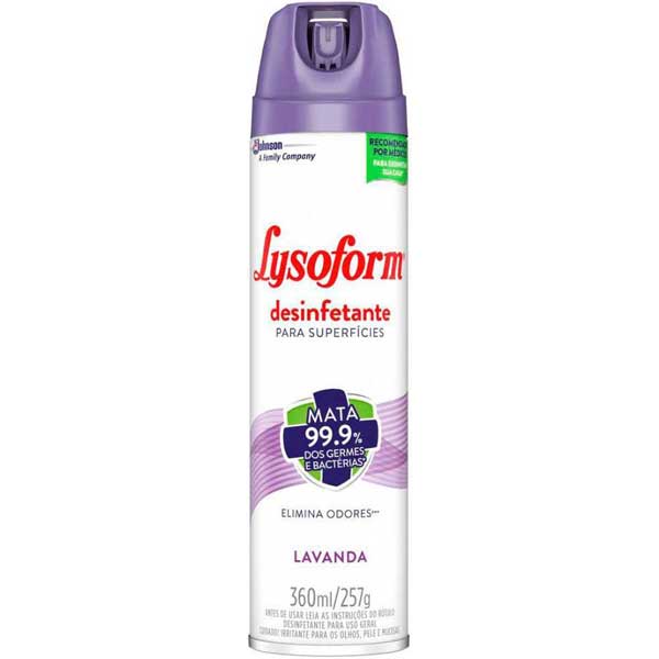 LIMP DESINF LYSOFORM AER LAVANDA 360ML