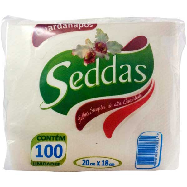 GUARDANAPO SEDDAS 20X18 100UN