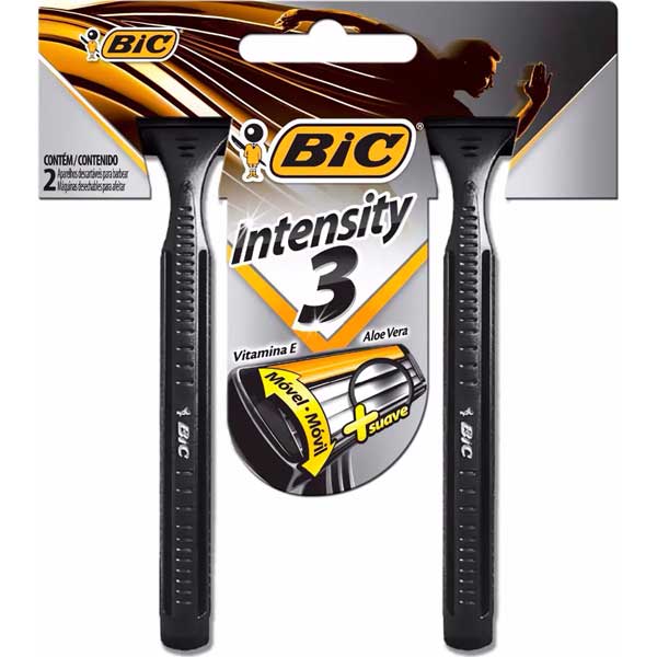 AP DE BARB BIC INTENSITY 3 2UN PRETO