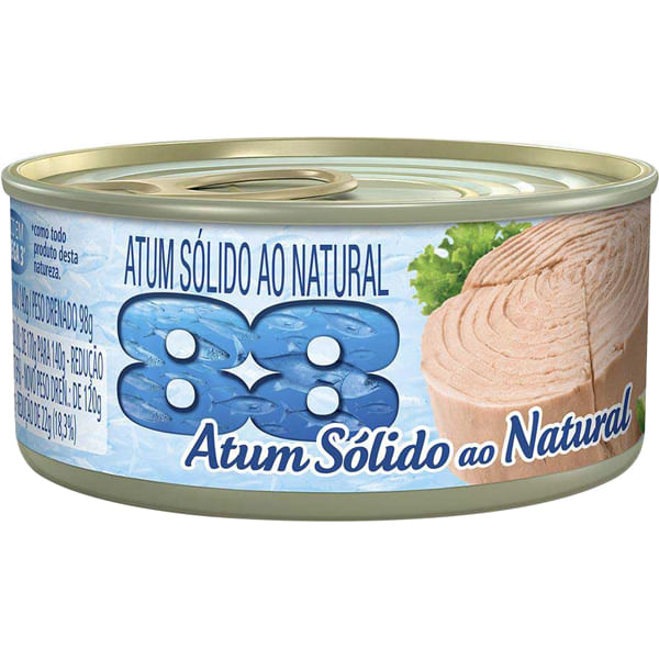 ATUM 88 SOLIDO NATURAL 140G
