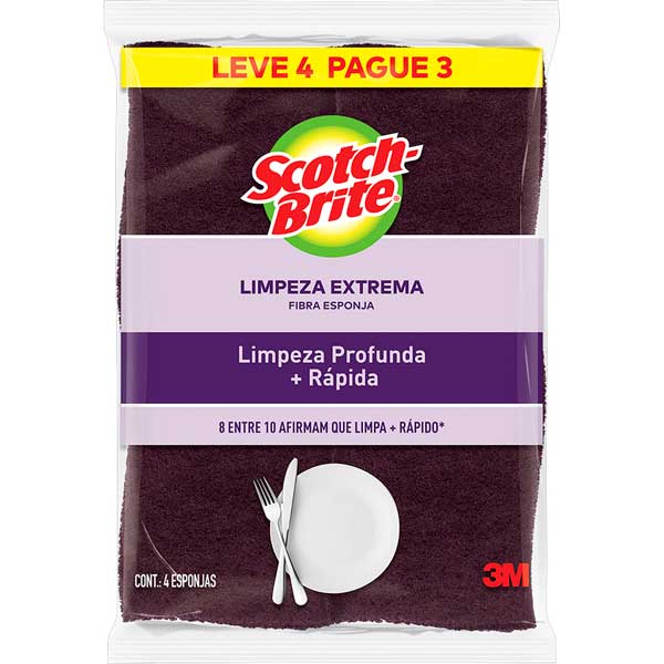ESPONJA LIMP 3M EXTR SCOT BRITE LV4 PG3