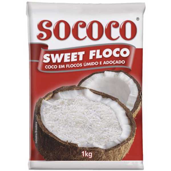 COCO RALADO SWEET FLOCOS SOCOCO 1KG