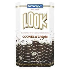 BISC ITAM LOOK WAFER COOKIES&CREAM 55G
