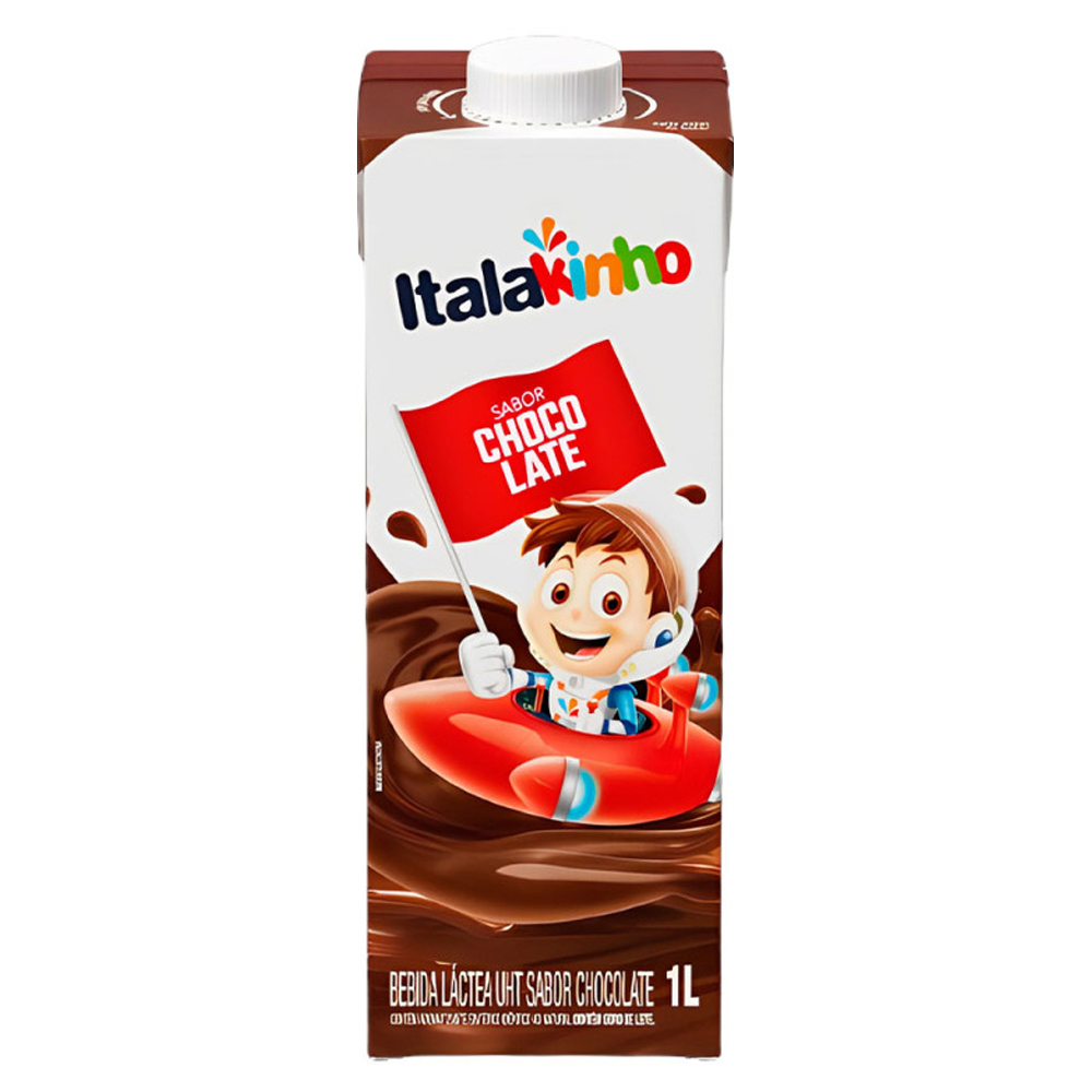 BEBIDA LÁCTEA UHT CHOCOLATE ITALAC CAIXA 1L