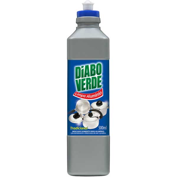 LIMP DIABO VERDE ALUMINIO TRAD  500ML