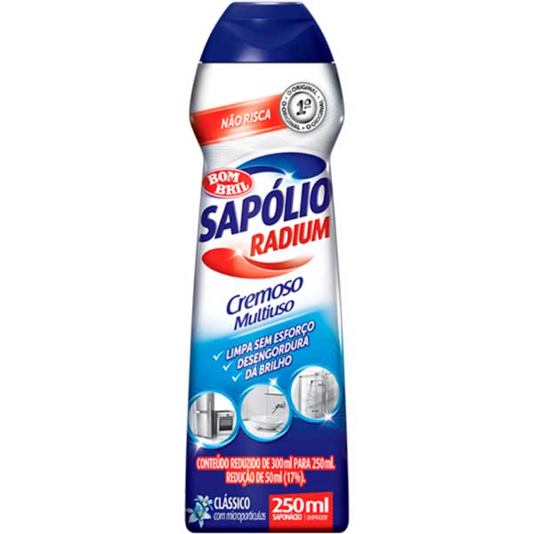 SAPONÁCEO CREMOSO MULTIUSO CLÁSSICO SAPÓLIO RADIUM SQUEEZE 450ML