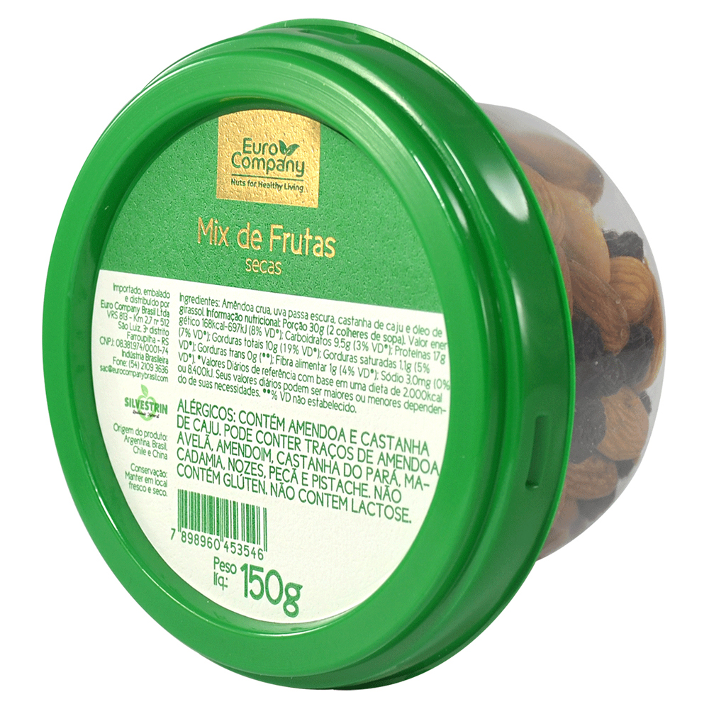 MIX DE FRUTAS EURO COMPANY 150GR