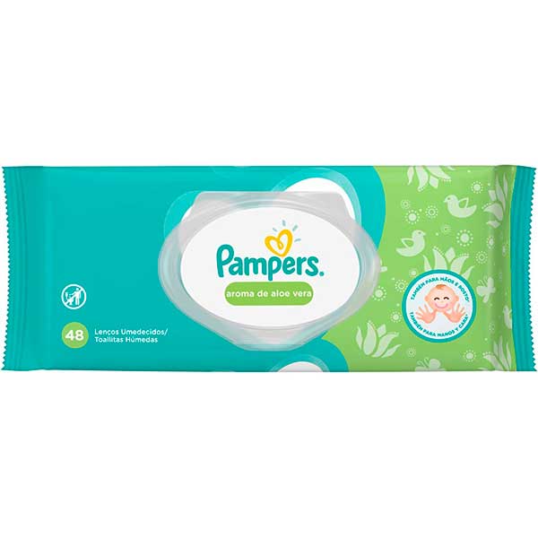 LENCO UMED PAMPERS 48UN ALOE VERA