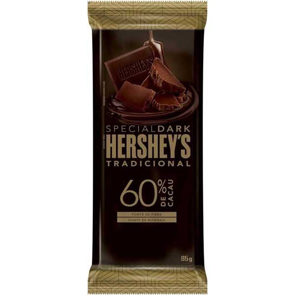 CHOC HERSHEYS 85G ORIG 80% CACAU