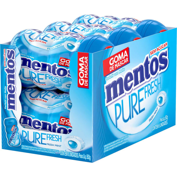 CHICLE MENTOS PURE FRESH BIG FR MINT 92G