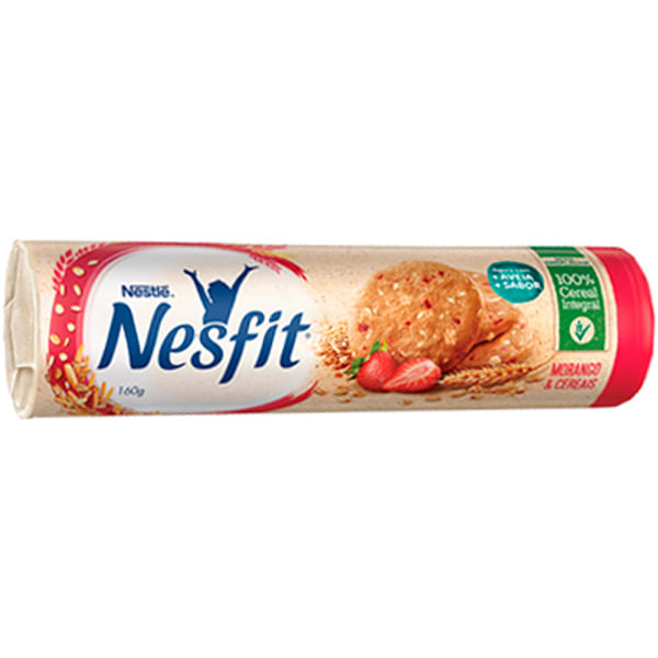 BISC NESTLE NESFIT 160G MORANGO CEREAIS