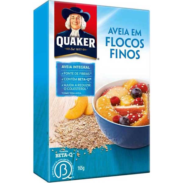 AVEIA QUAKER 165G FLOCOS FINOS
