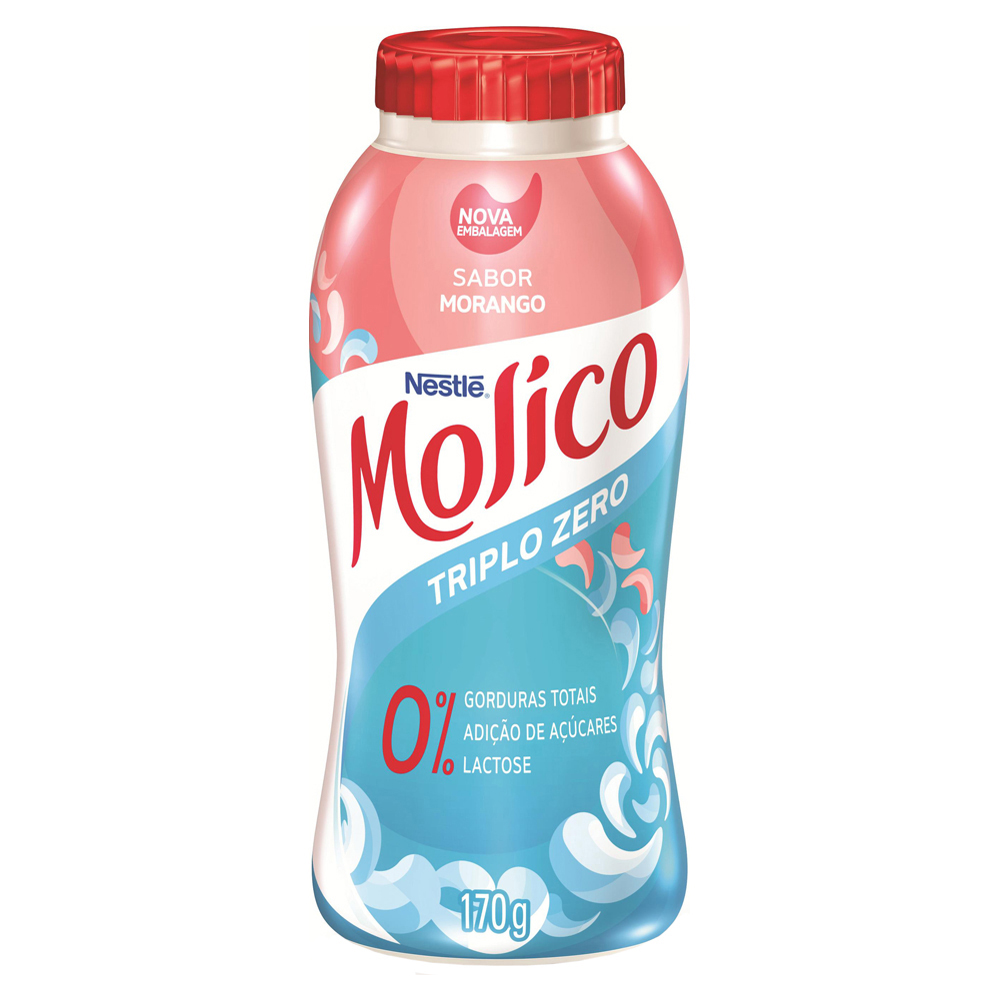 IOGURTE MOLICO 170G TRI ZERO MORANGO