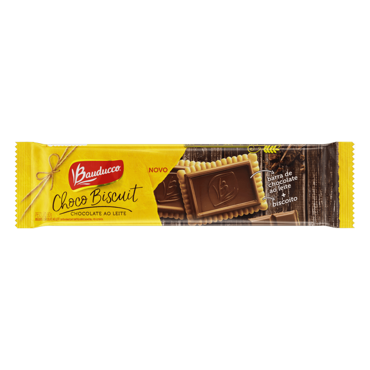 BISC BAUD CHOC BISCUIT 80G AO LEITE