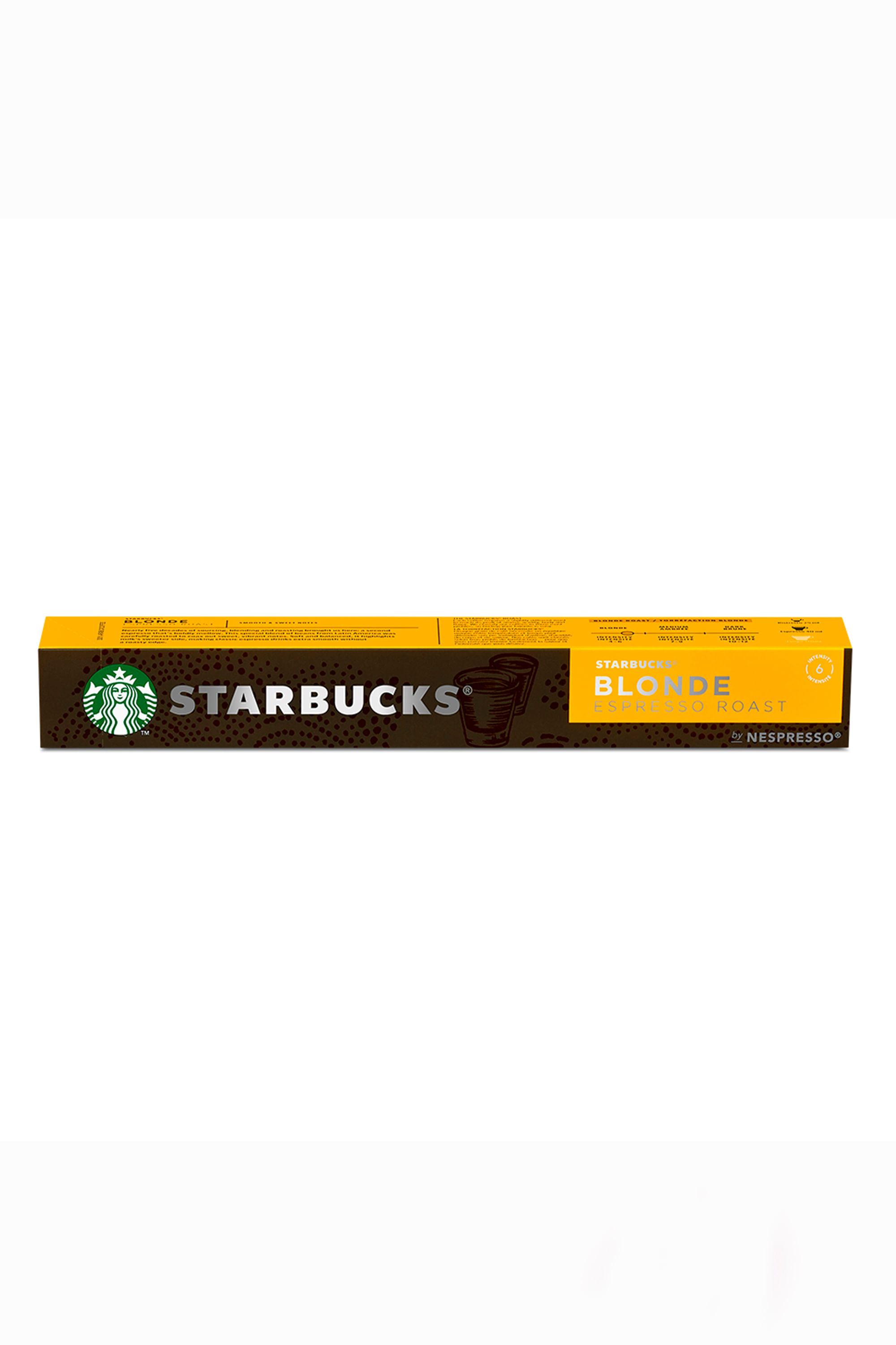Capsula de Cafe Starbucks Nespresso Blonde 53g