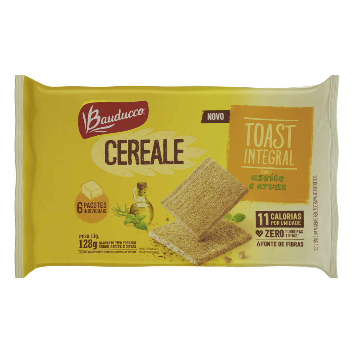 BISC BAUDUCCO 128G TOAST INTEG AZET ERVA