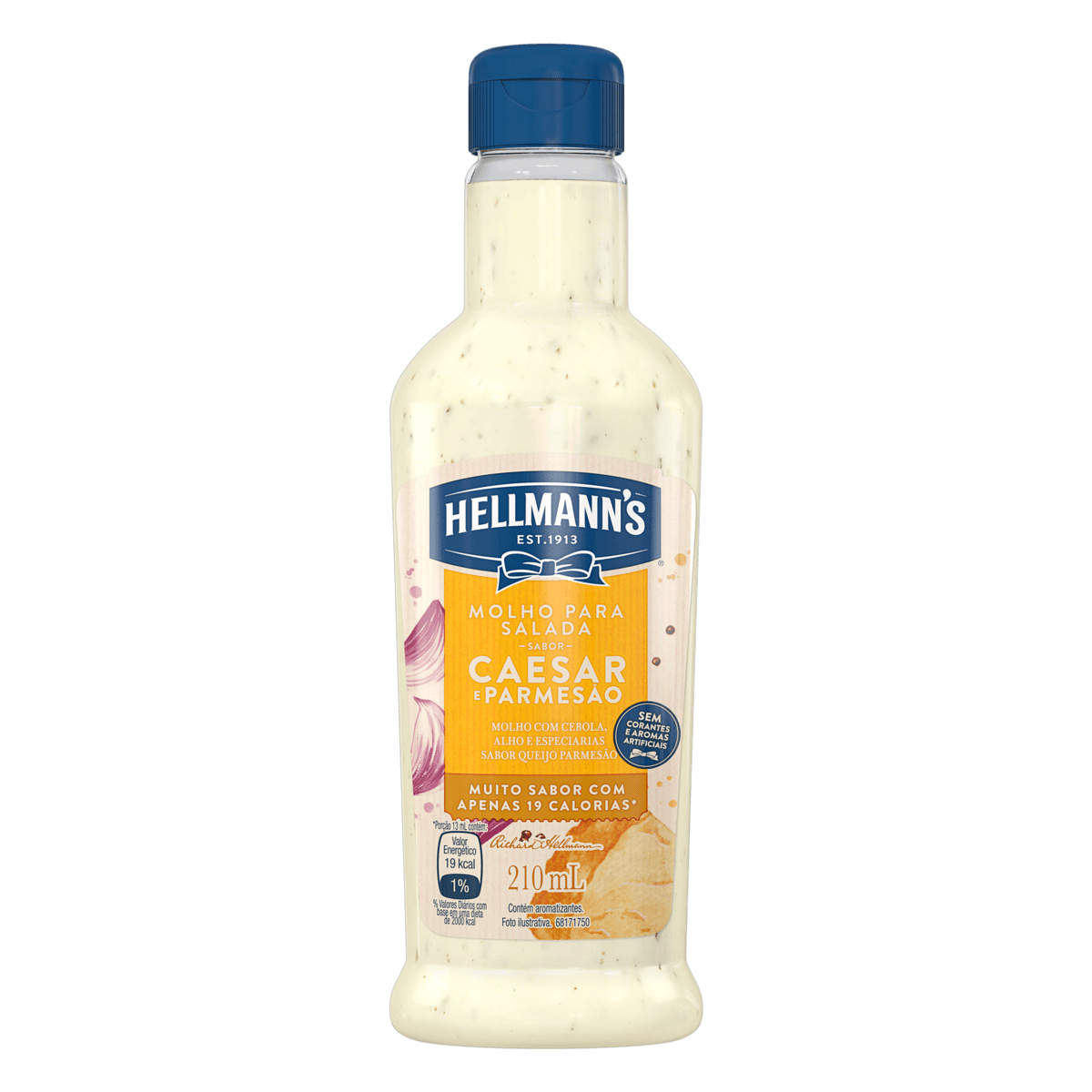 MOLHO P/SALADA HELLM CAESAR 210ML