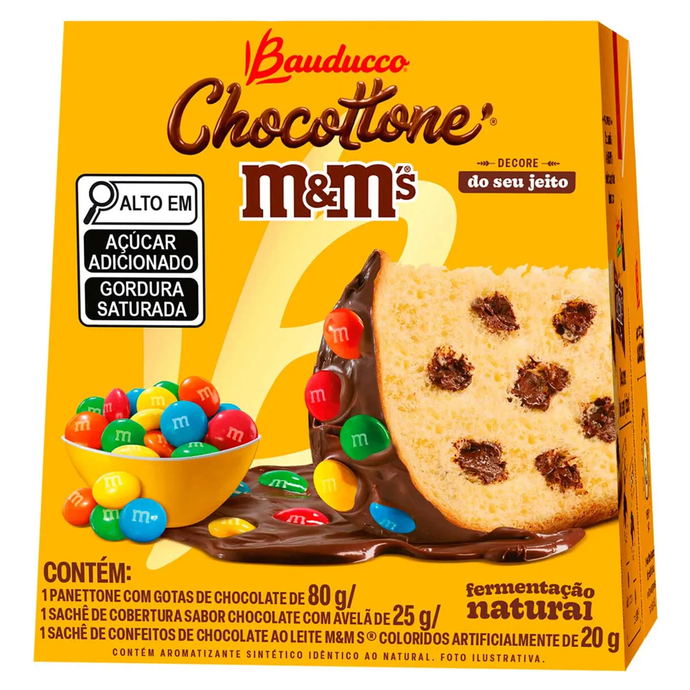 Panettone Bauduco Mini M&M 80g