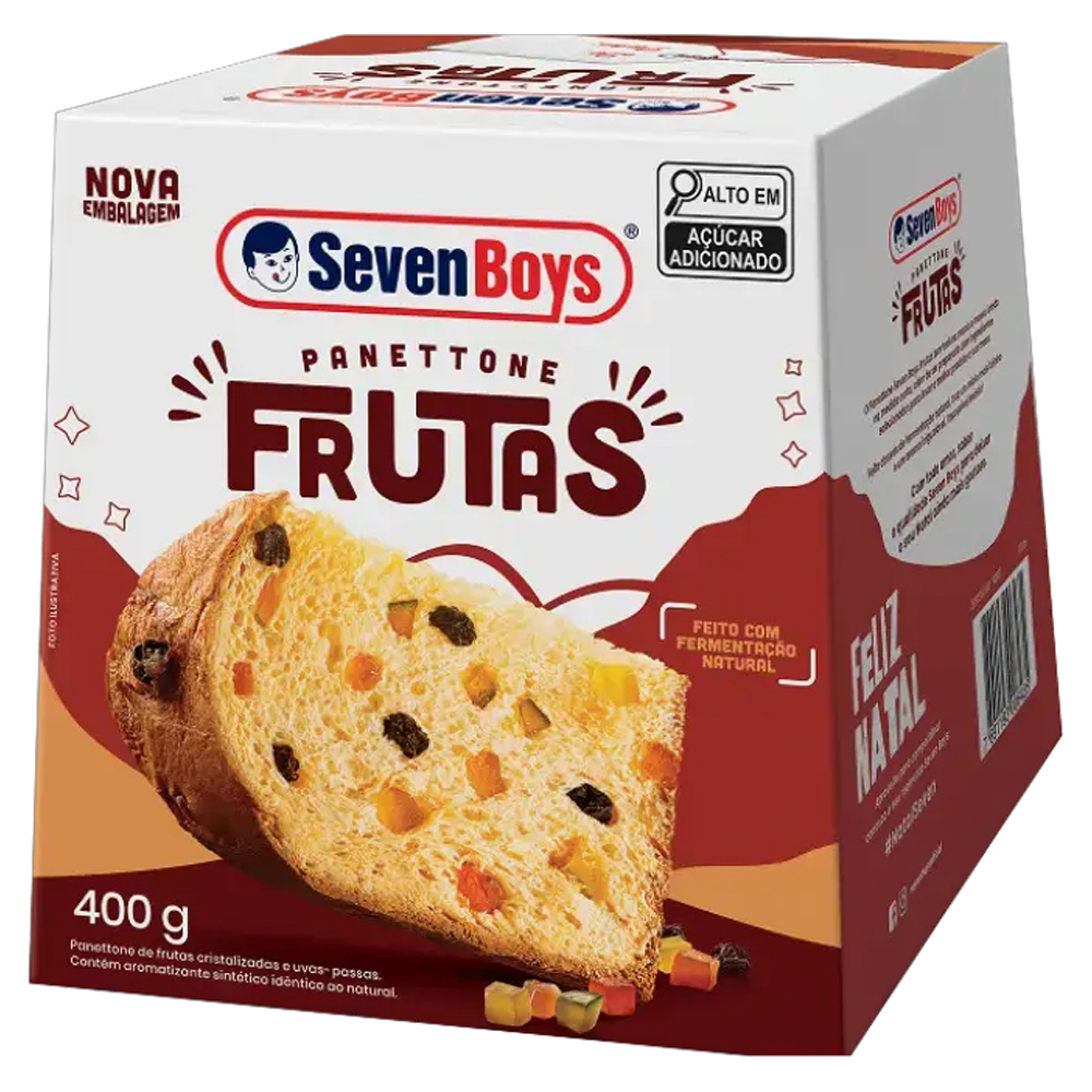 PANETTONE SEVEN BOYS 400G FRUTAS
