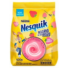 ACHOC PO NESQUIK 600G MORANGO SACHET